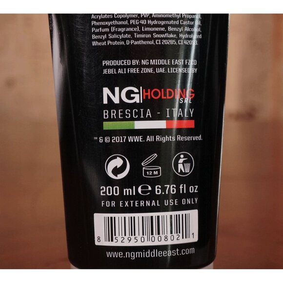 Lot of 2! WWE Extra Hold Protein Hair Styling Gel Seth Rollins Kevin Owens Amore - Picture 4 of 5